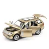 132 Range Rover SUV Simulation Toy Car Model Alloy Pull Back Children Toys Collection Gift Offroad Fordon Kids 6 Öppen dörr Y2006607312