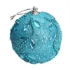 Noel Rhinestone Glitter Baubles Topları Noel Ağacı Süs Dekorasyon Ev için 8 cm Noel Süslemeleri