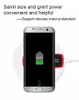 Carregador sem fio Qi para Samsung Nota 10 S10 Galaxy S9Plus S8 S7 Huawei Moda p20 doca de carregamento berço carregador para ip 8 XS MAX XR