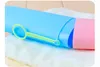 Couleurs unies portable voyage dentifrice porte-brosse à dents capuchon étui ménage stockage tasse support extérieur salle de bain enfants accessor8712873