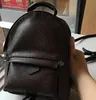 TOP PU chaud de haute qualité hommes sacs à main célèbres sac à dos en toile sac d'école pour femmes F1 Brown sac à dos Style sacs à dos marques # 5158