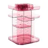 Boîte de rangement de cosmétiques amovibles Grand Desktop 360 degrés rotation de profession de maquillage organisateur en acrylique Conteneur de bijoux 2 couleurs 6057162