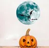 Glowing In The Dark Eyes Wall Glass Sticker Halloween Decoration Decals Luminous Home Ornaments Green Stickers GB1174