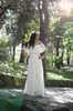 Beach Bohemian Country Full Lace Wedding Dresses 2019 Plus Size Boho Bridal Gowns Vestidos De Novia Wedding Gowns A Line Off the Shoulder