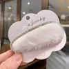 Europese VS Hot Selling Luxe Designer Stof Pluche Haar Clips Water Drop Rechthoek Vorm Haarspelden voor Vrouwen Meisjes
