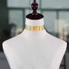 Lederen laser ketting choker fluorescerend licht eenvoudige mode maxi punk kraag kettingen dames hiphop sieraden drop -schip