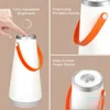 Wholesale-Touch Switch Portable Lantern Hanging Tent Lamp USB Rechargeable Night Light for Bedroom Living Room Camping With USB Cable