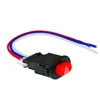 Smart Motorcycle Hazard Light Switch-knop Dubbele waarschuwing Flasher Noodsignaal W / 3 Draden Lock voor Motor ATV-fiets