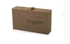 Rectangle 2 Grid Slot Soft Linen Box for Bangle Bracelet Storage Box Wooden Jewelry Collection Packaging Box 21x12x5 cm 1pcs