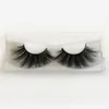 Hot Selling 25mm Lashes 5D Mink Eyelashes Handgjorda Mink Hair Strip Lashes Privat logotyp Anpassad ögonfransförpackning