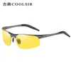 Lunettes de soleil rétro en aluminium Polarisé Vintage Sun Glasse Night Vision Vision pour Menwomen Rectangle Lunettes de soleil Sport Outdoor9107506