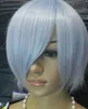 light blue cosplay wig