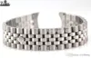 Stainless Steel 5 Links Watch Bands goodtable 13mm New Top Grade Pure Solid 316L Bracelets Curved end Used for Watchband5785381