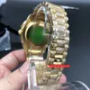 Golden Diamond Men's Watch Fashion Popular Boutique Watch Double Calender Men's Automatic Mechanical Watch 269p