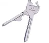 새로운 SWISS + TECH 6 in 1 Utili-key 미니 다기능 열쇠 고리 플랫 및 잠금 유리 드라이버 병 뚜껑 오프너 포켓 나이프 EDC Tool SN1894