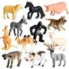 12pcs Simulation Farm Zoo Cow Horse Action Figures Lifelike Education Kids Children Wild Animal Model Toy Gift Cartoon Toys