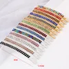 Bling bling bling rhingestone Clip Clip multicolor femmes cristal Barrettes Fashion Hair Accessories Gift for Love Wholesale