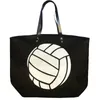 Opvouwbare handtassen Baseball Tote Softbal Basketball voetbal Volleybal canvas tassen 7 Style