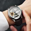 Nieuwe Mode PAGANI Lederen Tourbillon Horloge Luxe Merk Automatische Mannen Horloge Mannen Mechanische Stalen Horloges Relogio Masculino261G