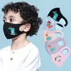 Maschera per il viso 3D del fumetto per bambini Copribocca PM2.5 Respiratore antipolvere Maschere in spugna riutilizzabili lavabili antipolvere