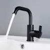 Rubinetti per lavabo da bagno Rubinetto per acqua fredda e acqua in ottone nero Rubinetto per miscelatore per lavabo in rame di alta qualità1