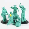 A Estátua da Liberdade Mini engraçado figuras colecionáveis ​​Figuines Brinquedos 5pcs / set