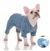 Vestiti per cani invernali per cuccioli Vestiti per animali domestici in cotone per cani di taglia piccola e media Bulldog francese Cucciolo Costume Pug Chihuahua Abbigliamento per cani