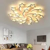 Ny hängande lampor LED-lampor Ljuskrona Moderna stjärnor för vardagsrum Bedroom Remote / App Support Hem Design ljuskrona modell