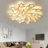 Nowe lampy wisiorek LEDS żyrandol Nowoczesne gwiazdy do salonu Sypialnia Sypialnia Zdalne / App Obsługa domu Design Chandelier Model