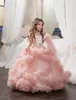 Розничная цветочная девушка свадебное вечернее платье с бриллиантовой принцессой платье длинная юбка для девушек Pettiskirt Summer New Costumes Kids Boutique2823501