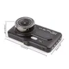 Neuartiges Auto-DVR-Blackbox-Fahrvideokamera-Fahrzeug-Digitalrecorder 4-Zoll-Bildschirm 2-Kanal-Doppelobjektiv 170 ° Weitwinkel-Nachtsicht