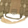 Тактическая военная мольла собака одежда жилет жгут домашних животных куртка регулируемое нейлоновое большое патрульное оборудование