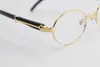 Vente de lunettes Vintage Caxe Buffalo Buffalo Buffle Optical Clastic Classic Met Met 18K Gold Metal Frames Size5522135M6715980