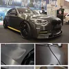 Auto styling goud geborsteld aluminium vinyl matte geborstelde auto wrap film sticker sticker met lucht bubble gratis