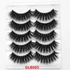 5 Pairs Mink Hair False Eyelashes Thick Natural Long Eye Lashes Extensions Kit GLB001 ~ GLB008