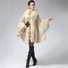 frauen winter ponchos capes