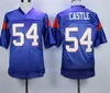 Men's 7 Alex MORAN Jersey Blue White Mountain State BMS TV Movie Jerseys 54 Kevin Thad CASTLE Embroidery Logos Sports Shirts Size S-4XL