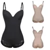 Kvinnor Sexiga Body Shapewear Push Up Body Femme Butt Lift Shaper Kroppsformning Öppen gren Bantning Underkläder S-XL