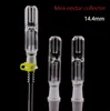 QBsomk Mini Nectar Collector Kit con 10 14 18mm Titanio Chiodo Quarzo Punta Plastica Keck Clip Mini Tubi di Vetro Bong di Vetro Tubi di Fumo