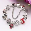 Wholesale-925 Murano Charm beads bracelet For Children Original DIY Jewelry Style Fit Pandora Cartoon bracelet jewelry