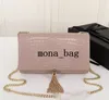 Brand e famosa bolsa de designer Bolsa de crocodilo Mulheres Bolsas Crossbody Bolsa de Bolsa Bolsa de Brecura de Buckle Moda de Tamanho Médio 255k