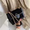 مصمم-الشتاء الفهد حقائب جلدية crossbody للنساء 2019 مصمم قفل الكتف رسول حقيبة صغيرة حقائب اليد وحافظات