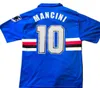 Retro 1990 991 Sampdoria Manc Jerseys Vialli Rshirts Calio Maglia Football Shirts Linetty Praet Jeison Murillo