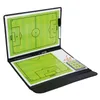 새로운 foldable 축구 전략 보드 코칭 보드 자기 축구 코치 전술 접시 책 펜 클립 보드 볼 공급으로 설정
