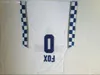 Kentucky Wildcats 0 De'Aaron Fox College Basketball Jerseys 3 Edrice Adebayo Shirt University Jersey White Blue