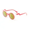 Colorful Baby Sun Glasses Mirror Lenses Kids Sunglasses Fashion Designer PC Frame 6 Colors Wholesale