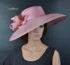 2019 X Grande Senhoras Do Marfim chapéu de vestido formal PP palha chapéu de sol verão chapéu para o baile mother'day raças kentucky derby