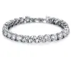 3A zircon women's bracelet stainless steel crystal elegant temperament birthday holiday gift bracelet
