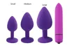 4 Pcs / Lot Médical Doux Silicone Plug Anal Bijoux Anal Jouets Femme Sexe Améliorer La Prostate Anal Masseur Bullet Vibrador Butt Plug For5422861