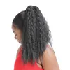 kinky straight Ponytail Human Hair extension For Black Women,Italian Yaki Straight Virgin Brazilian Hair 140g ponytail hairpiece free ship